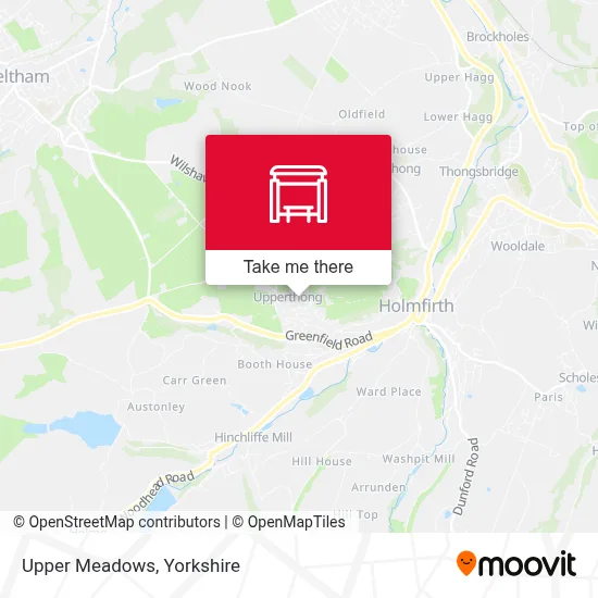 Upper Meadows map