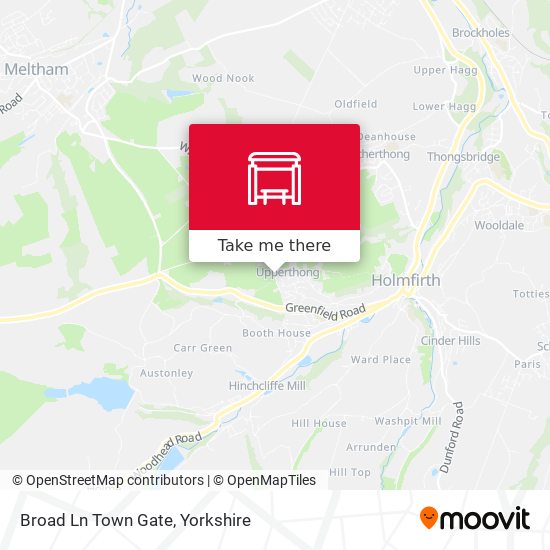 Broad Ln Town Gate map