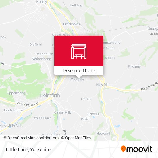 Little Lane map