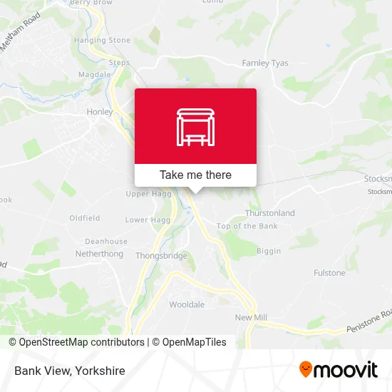 Bank View map