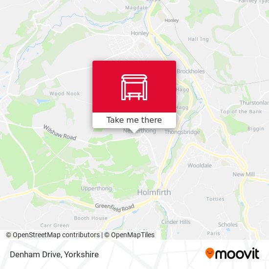 Denham Drive map