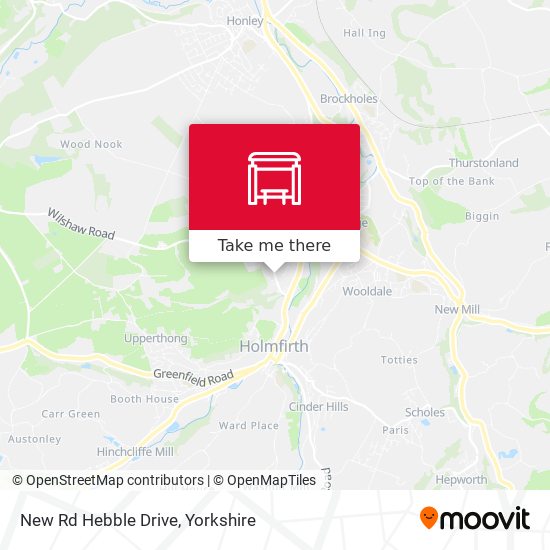 New Rd Hebble Drive map