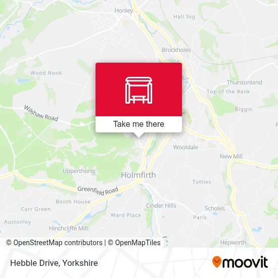 Hebble Drive map