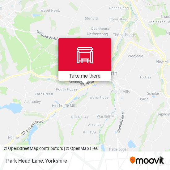 Park Head Lane map