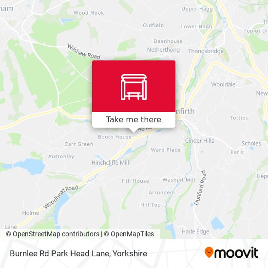 Burnlee Rd Park Head Lane map