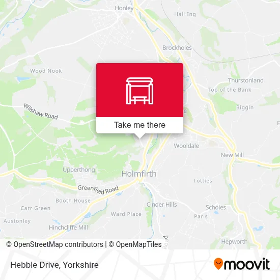 Hebble Drive map