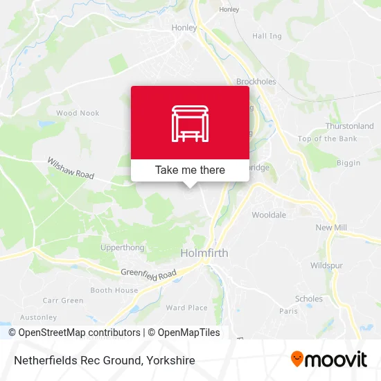 Netherfields Rec Ground map