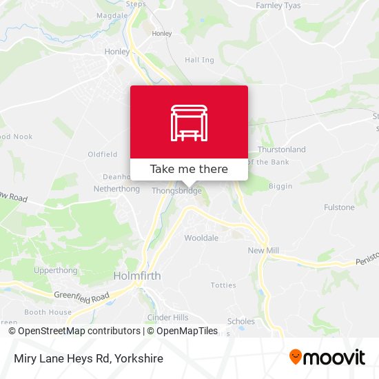 Miry Lane Heys Rd map