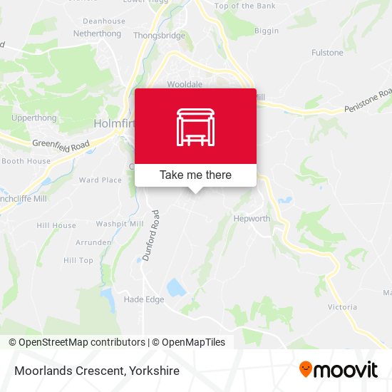 Moorlands Crescent map