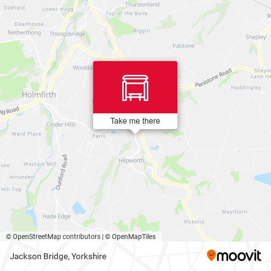 Jackson Bridge map