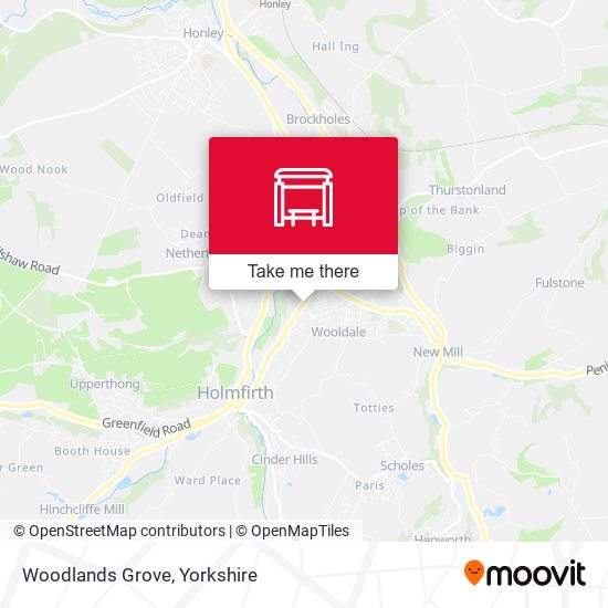 Woodlands Grove map