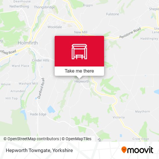 Hepworth Towngate map