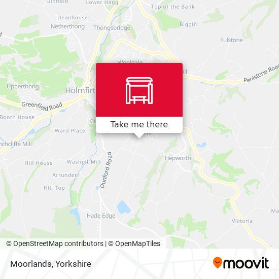 Moorlands map