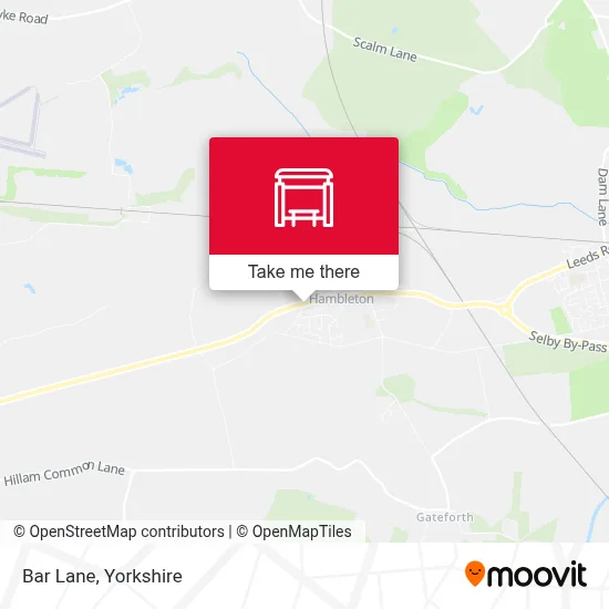 Bar Lane map