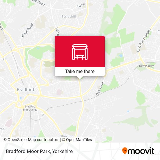 Bradford Moor Park map