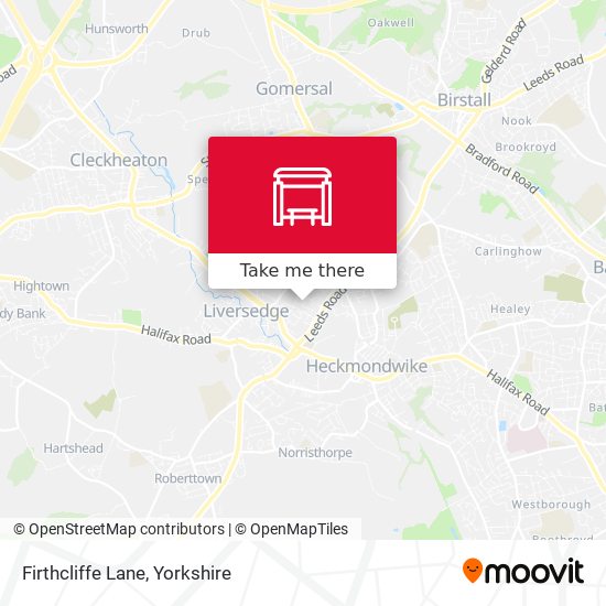 Firthcliffe Lane map