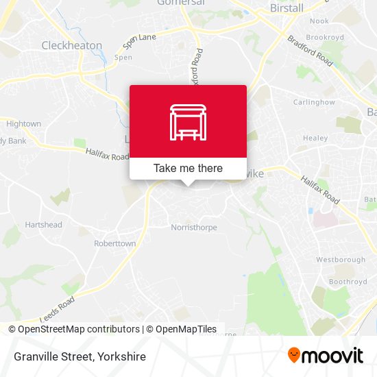 Granville Street map
