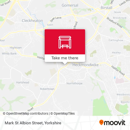 Mark St Albion Street map