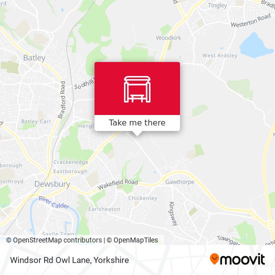 Windsor Rd Owl Lane map