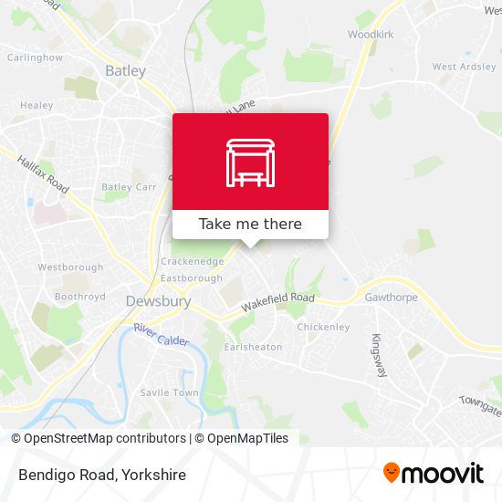 Bendigo Road map