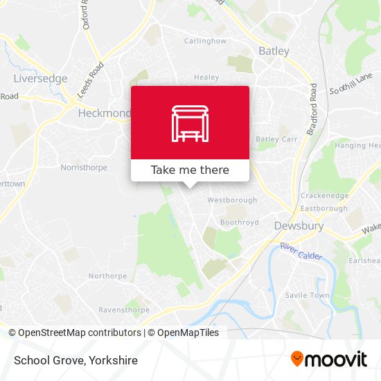 School Grove map