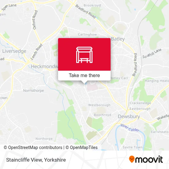 Staincliffe View map