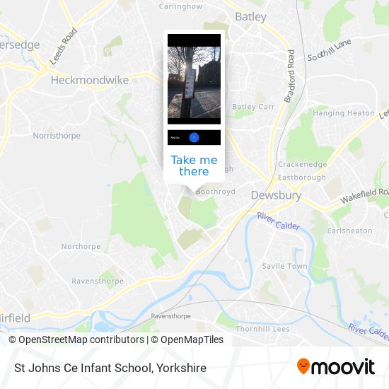St Johns Ce Infant School map