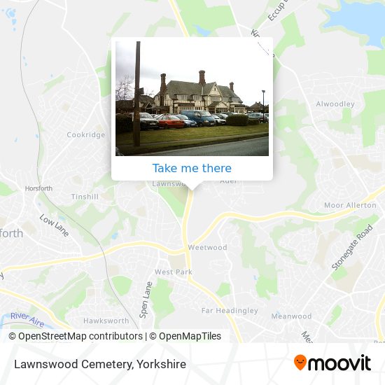 Lawnswood Cemetery map