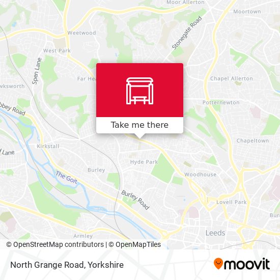North Grange Road map