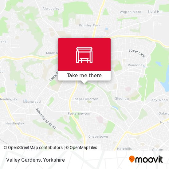 Valley Gardens map