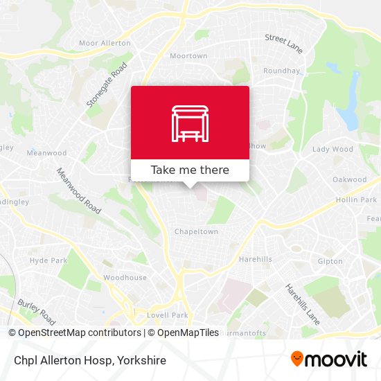 Chpl Allerton Hosp map