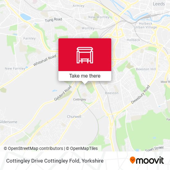 Cottingley Drive Cottingley Fold map
