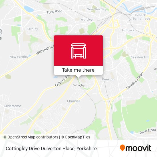 Cottingley Drive Dulverton Place map
