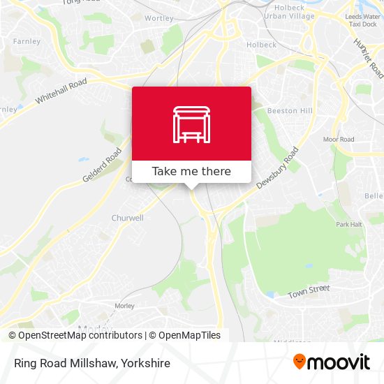Ring Road Millshaw map
