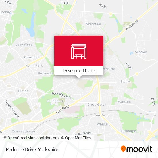 Redmire Drive map