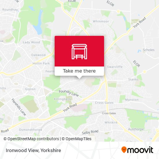 Ironwood View map