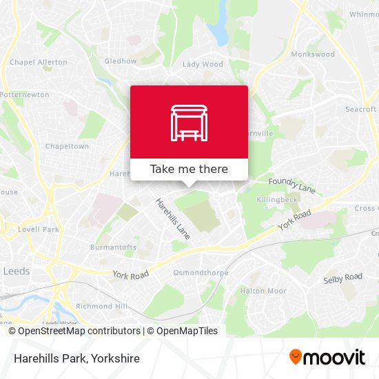 Harehills Park map