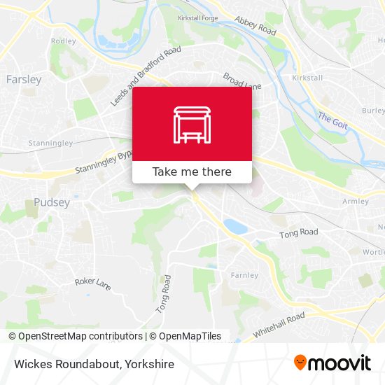 Wickes Roundabout map