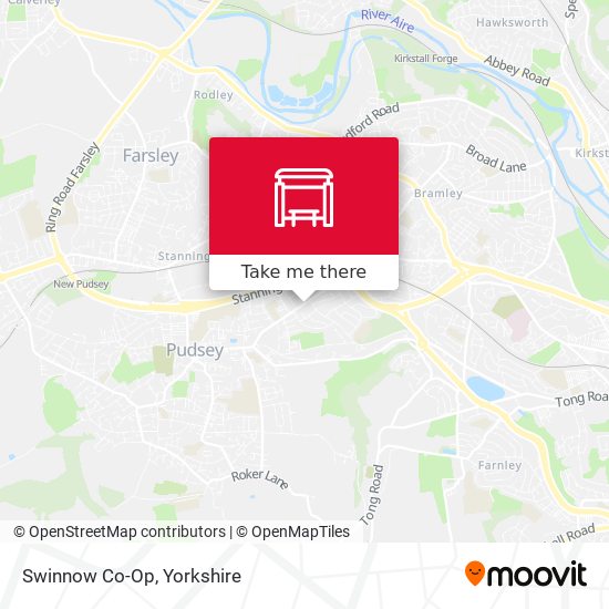 Swinnow Co-Op map