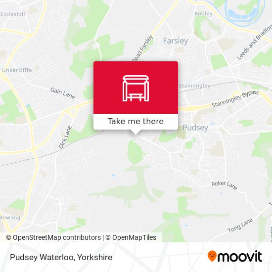 Pudsey Waterloo map