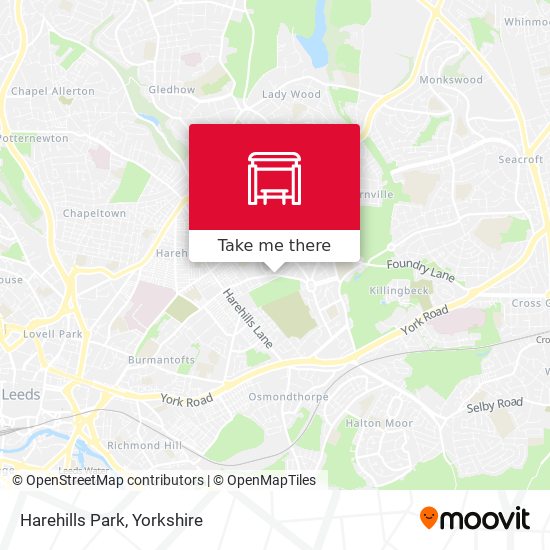 Harehills Park map