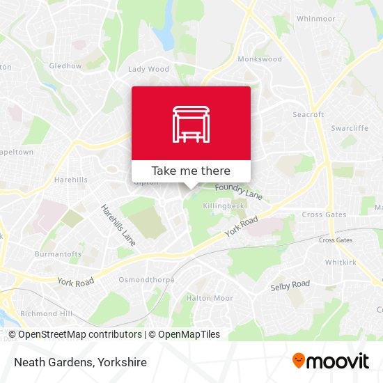 Neath Gardens map