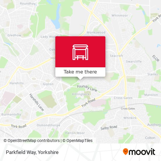 Parkfield Way map