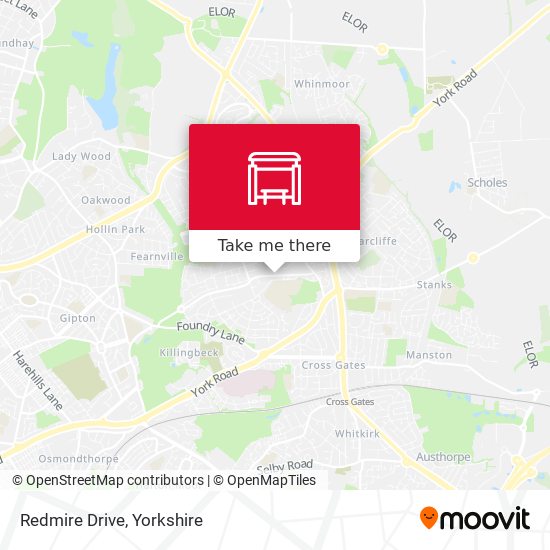 Redmire Drive map