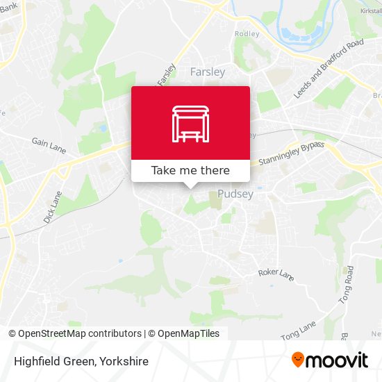 Highfield Green map