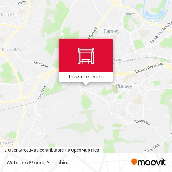 Waterloo Mount map