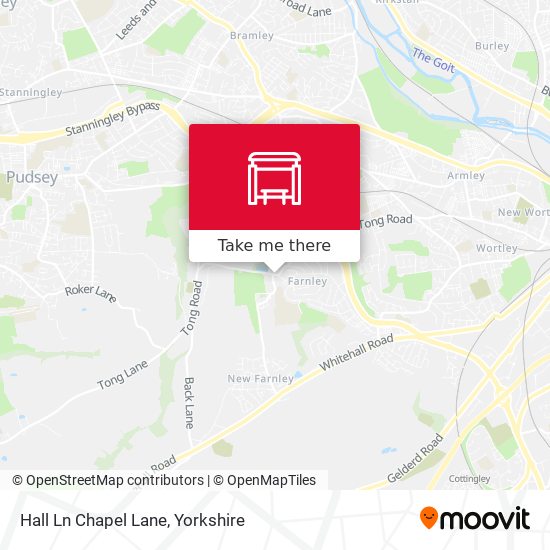Hall Ln Chapel Lane map