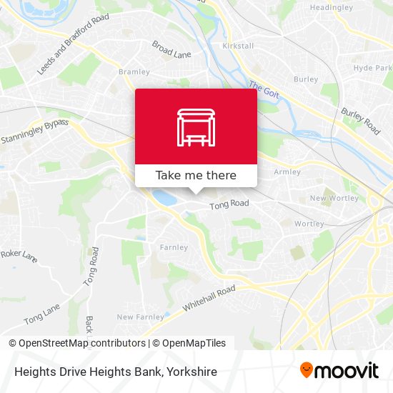 Heights Drive Heights Bank map