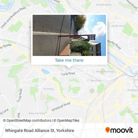 Whingate Road Alliance St map