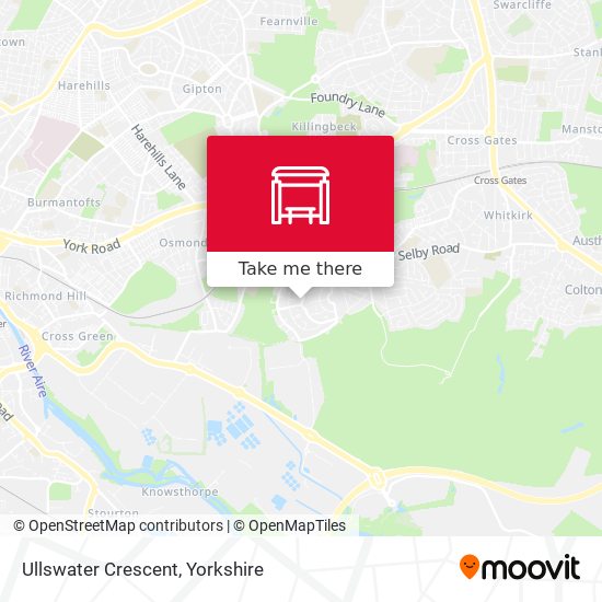 Ullswater Crescent map